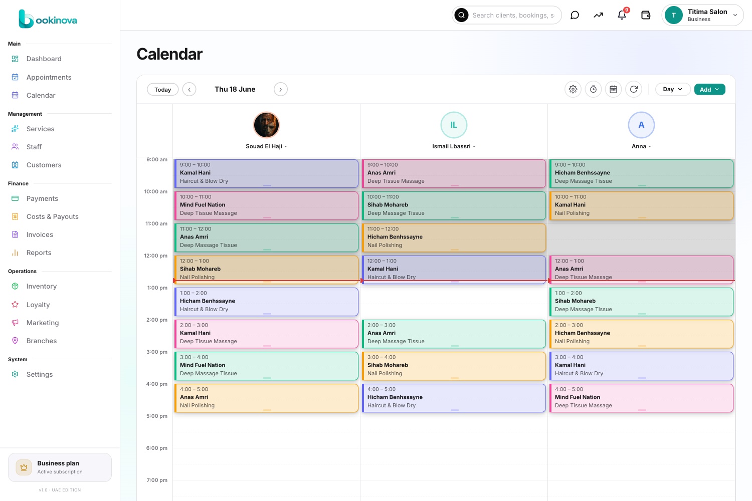 Bookinova product preview